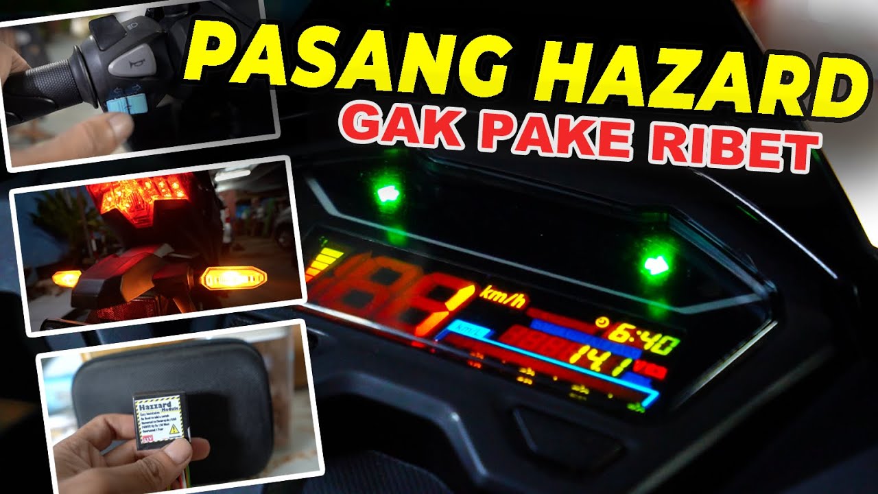 TUTORIAL CARA PASANG HAZARD OTOMATIS | VARIO NEW 150
