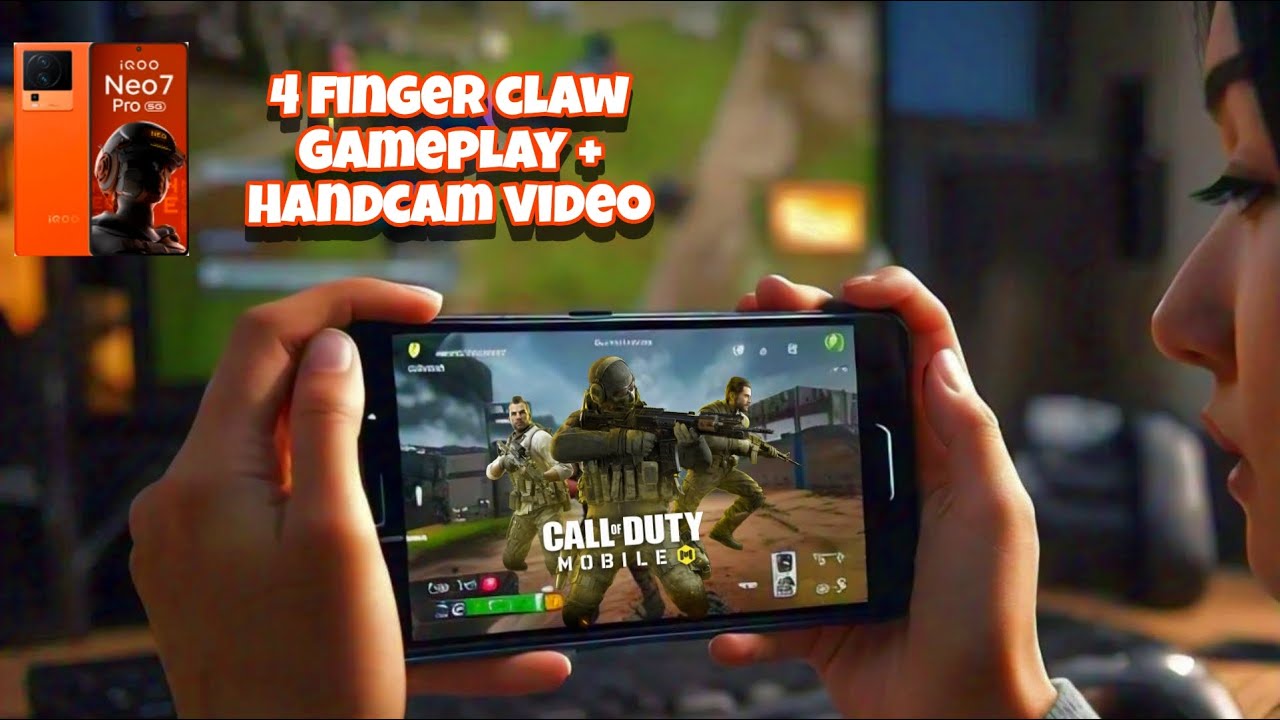 IQOO NEO 7 pro 4-FINGER CLAW GAMEPLAY + HANDCAM ! Alcatraz map #callofdutymobile