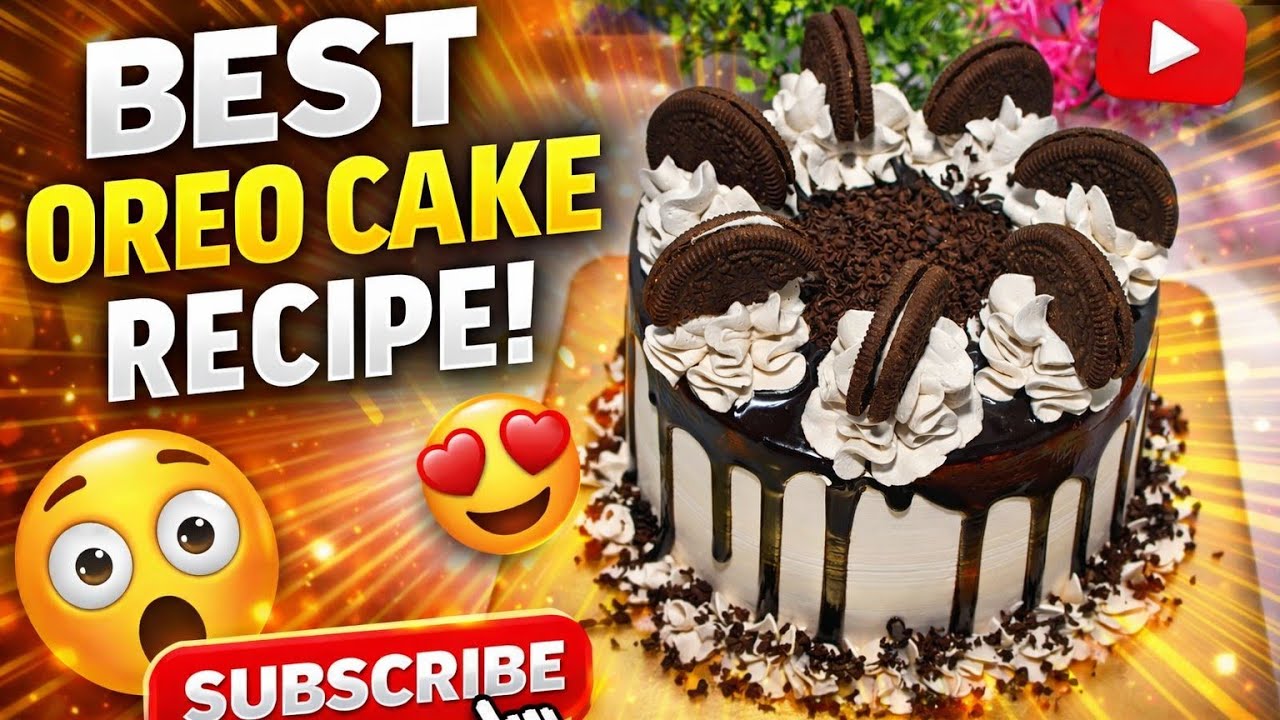 Best Orea Chocolate Drip Cake Design/Easy Bakery Style Orea Cake / Chocolate Drip Cake Decoration