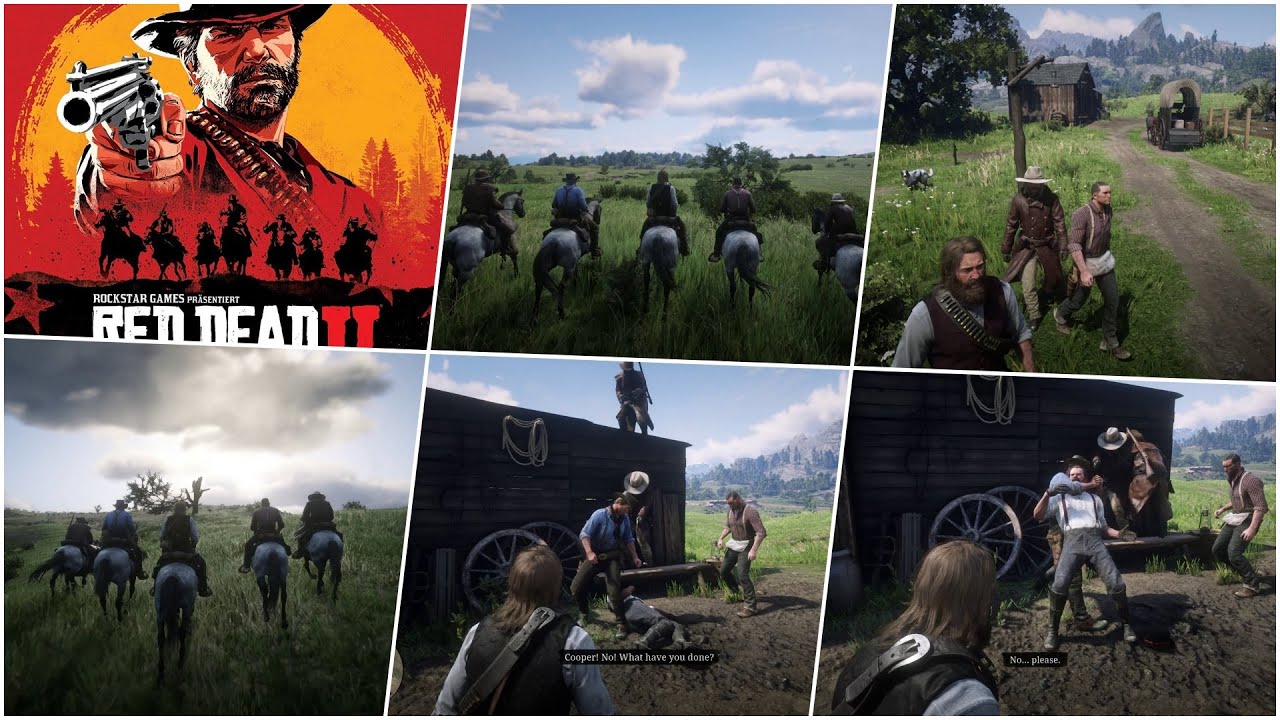 Red Dead Redemption 2 gang group mod debt collect mission  free roam game play Playstation 4 PS4 fun