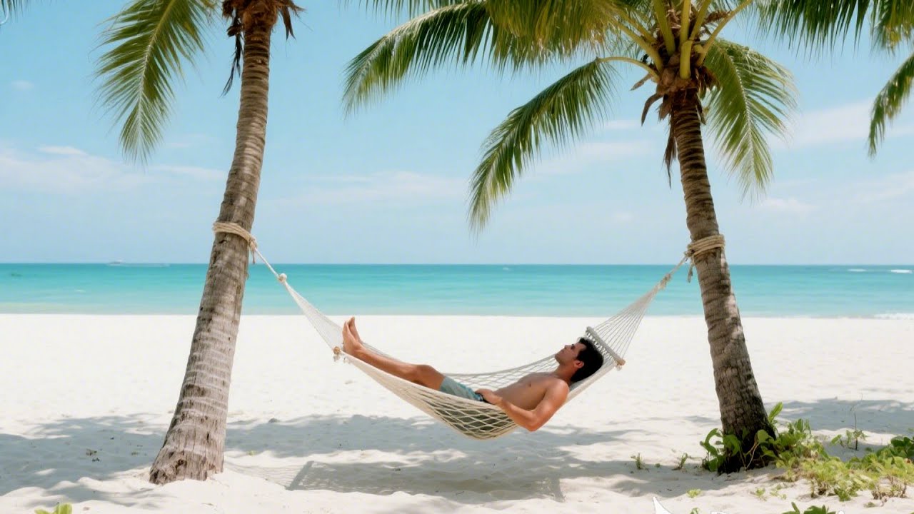 Tropical Beach Harmony Breaths Deeper Than Night For Soft Healing Wave Sounds 🌊