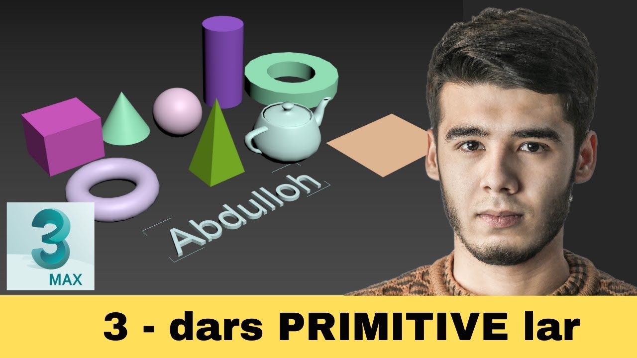 3Ds Max | PRIMITIVE elementlarni hosil qilish | UPDATE