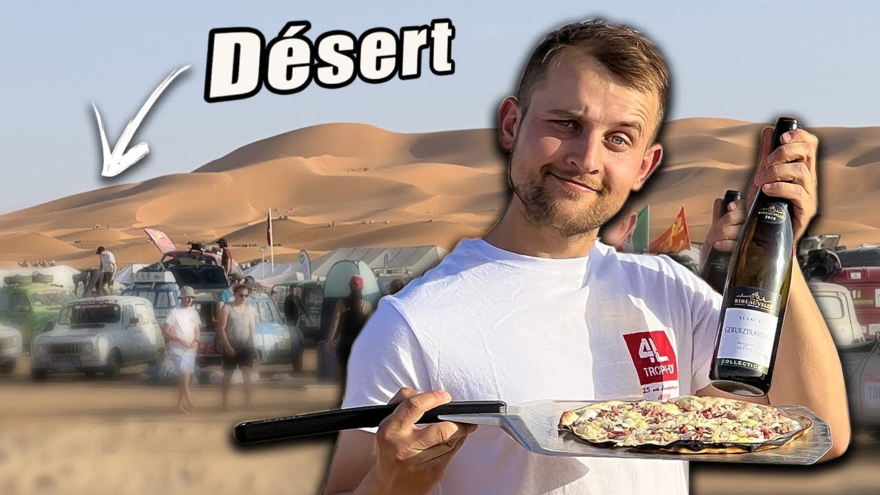 J'AI CUIT UNE TARTE FLAMBÉE DANS LE DESERT !