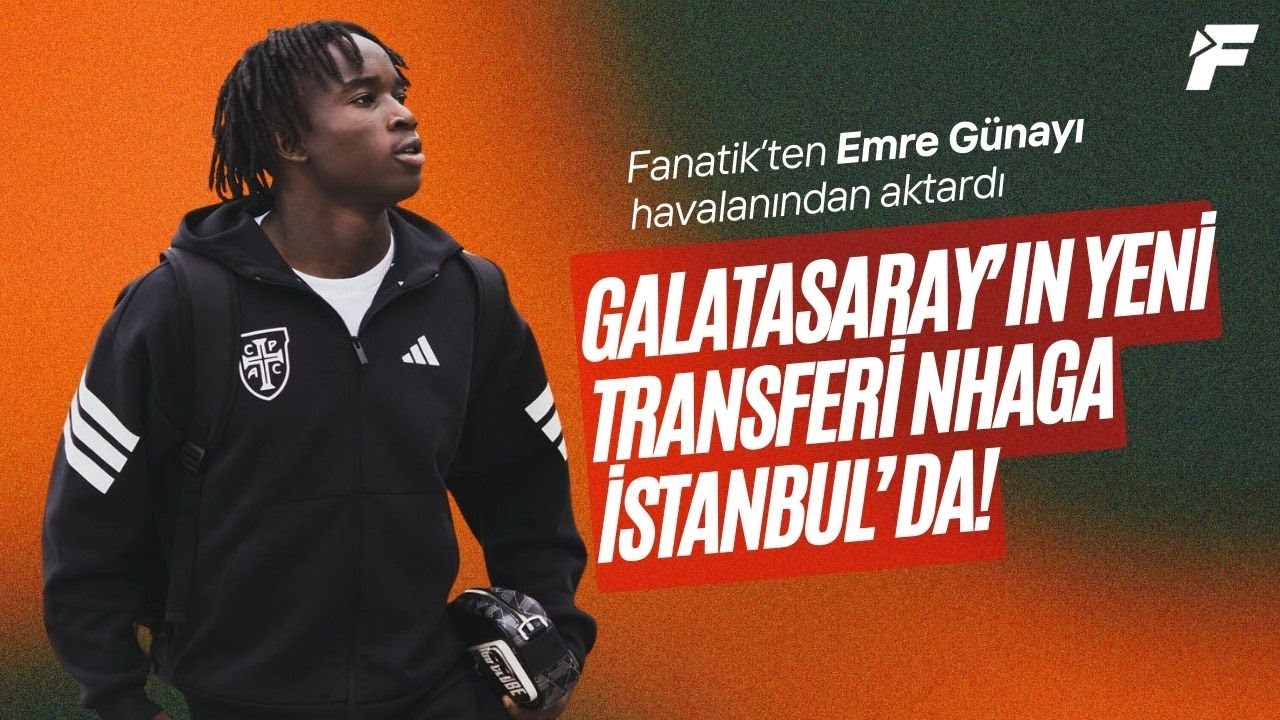Galatasaray'ın yeni transferi Renato Nhaga İstanbul'a geldi | İşte ilk görüntüleri...