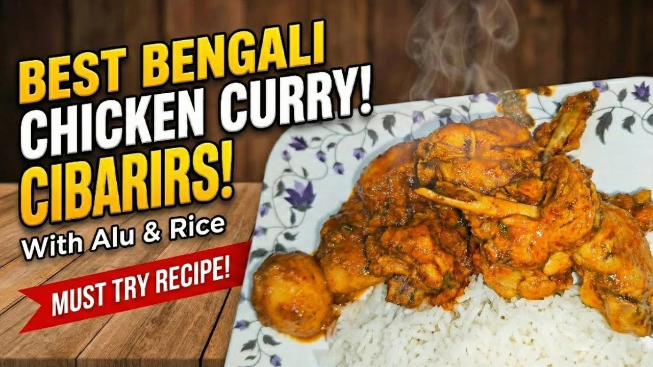 Chicken Kosha with Baby Potato Recipe | Bengali Style Spicy Chicken Curry 🍗 মুরগির ঝোল 