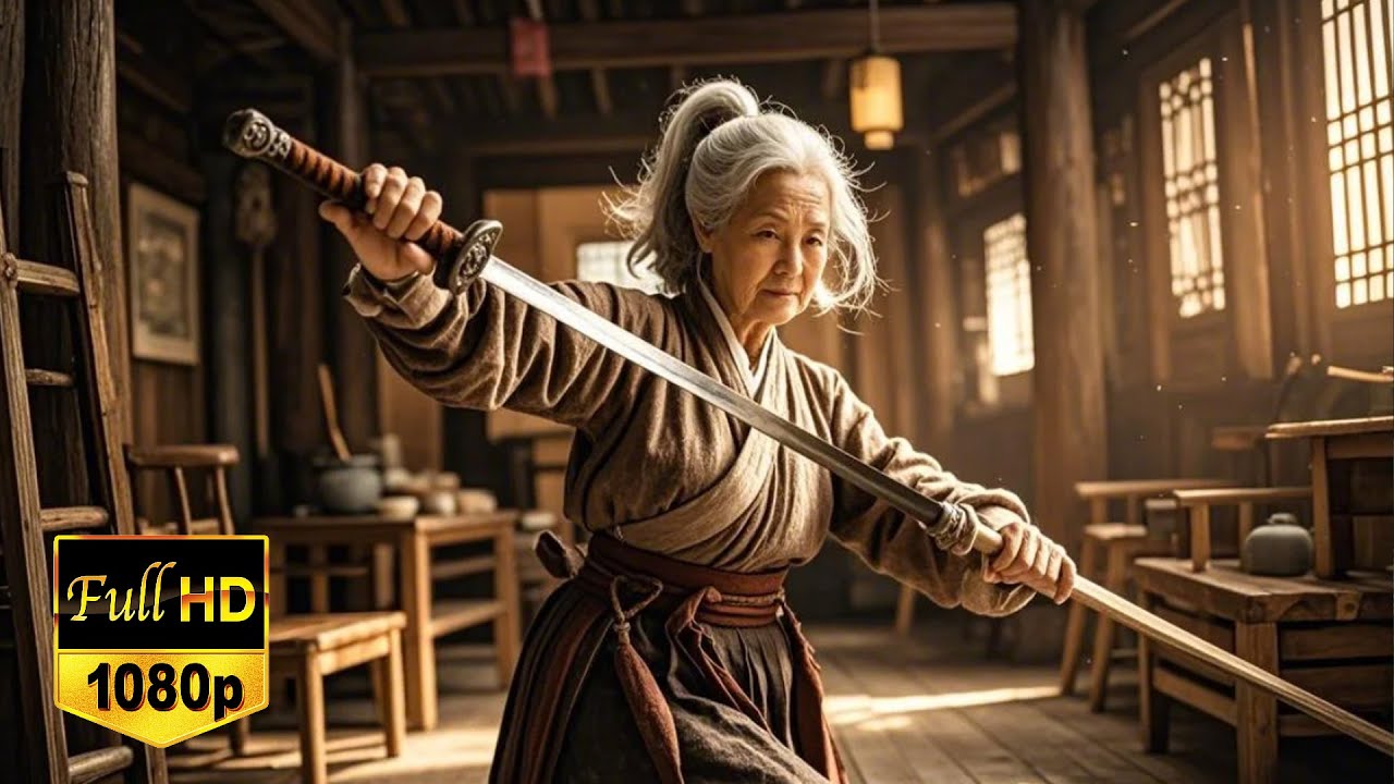 [Kung Fu Movie]Little did they know that this 80-year-old woman was actually a Kung Fu master!