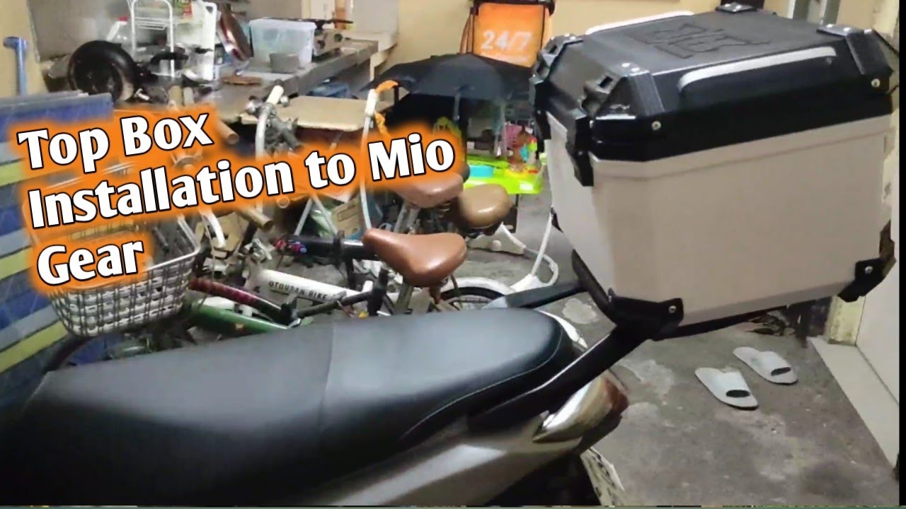 Top Box Installation to Yamaha Mio Gear | How to install | Top Box | Yamaha