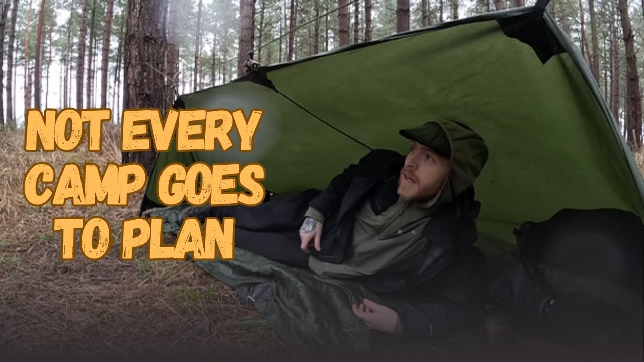 Tarp Camping Fail - Had to Bail at Night