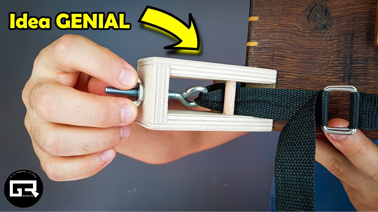 TRUCO para UNIR MADERA a 45 grados | WOOD CLAMPS DIY