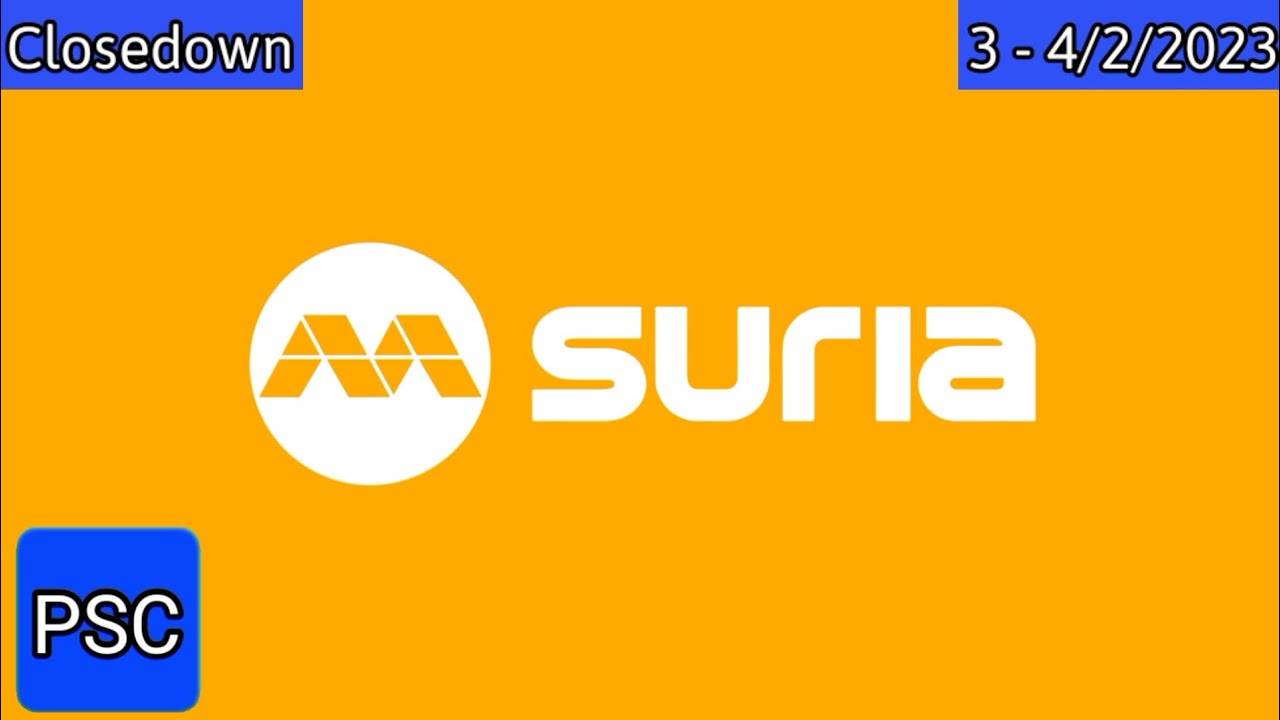 Closedown (3 - 4/2/2023): MediaCorp Suria