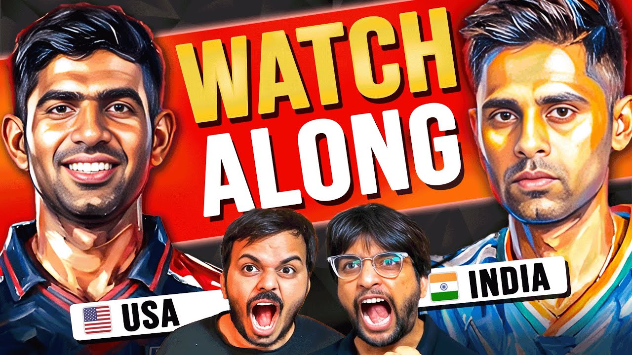 IND vs USA Live : AADHAAR CARD vs GREEN CARD! 😂 | Wankhede High Scoring Game?