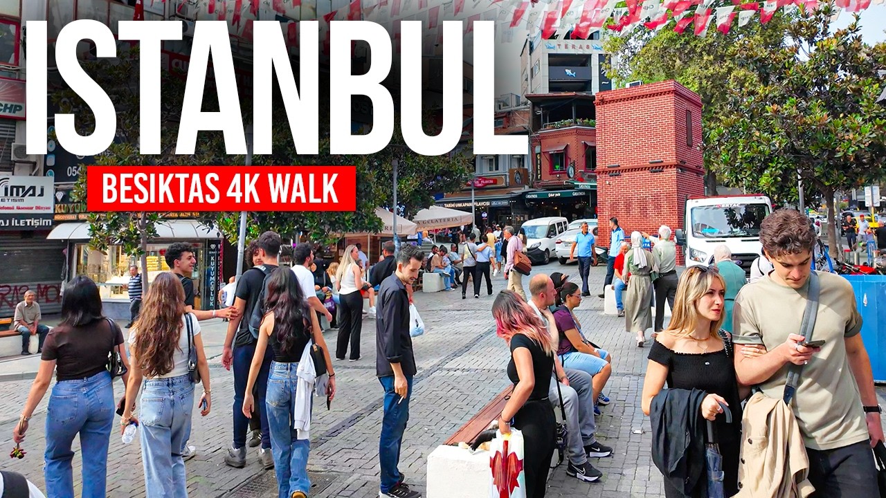 ISTANBUL, Turkey 🇹🇷 This Area Never Sleeps | 4K Walking Tour