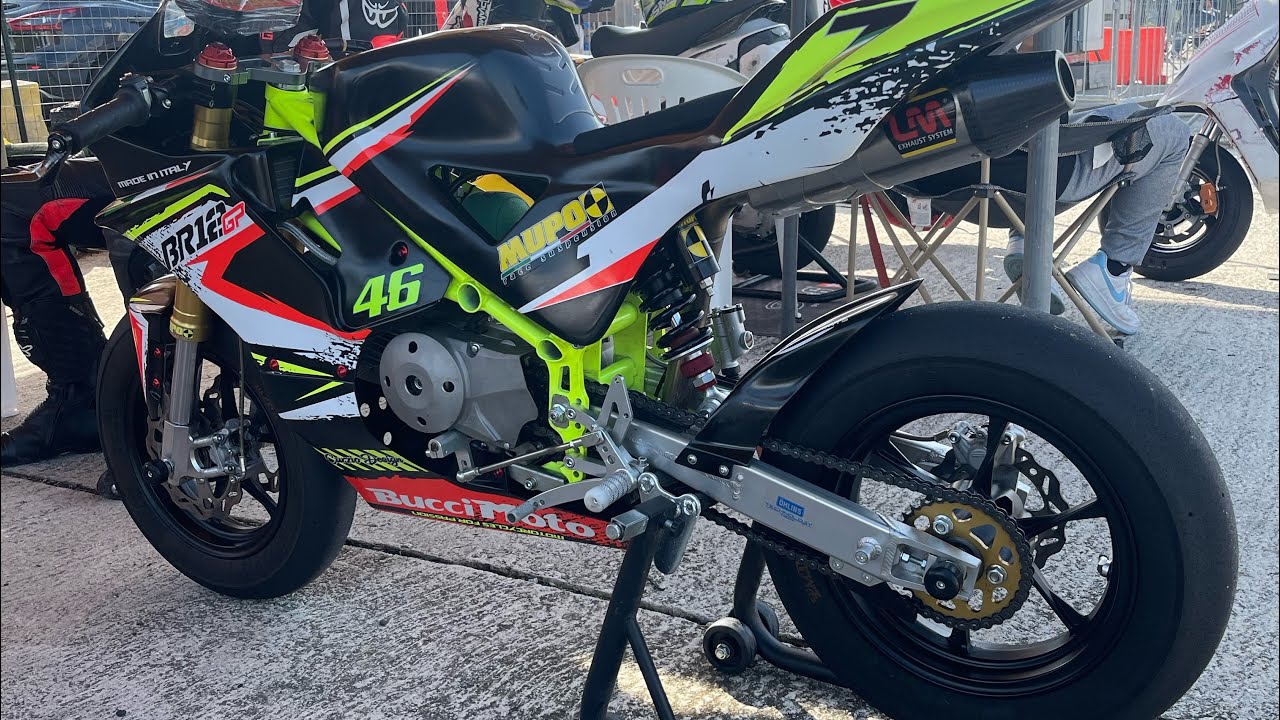 MINIGP BUCCI BR12 vs PITBIKE PITOM ARRABBIATA VARIANTE ALTA 