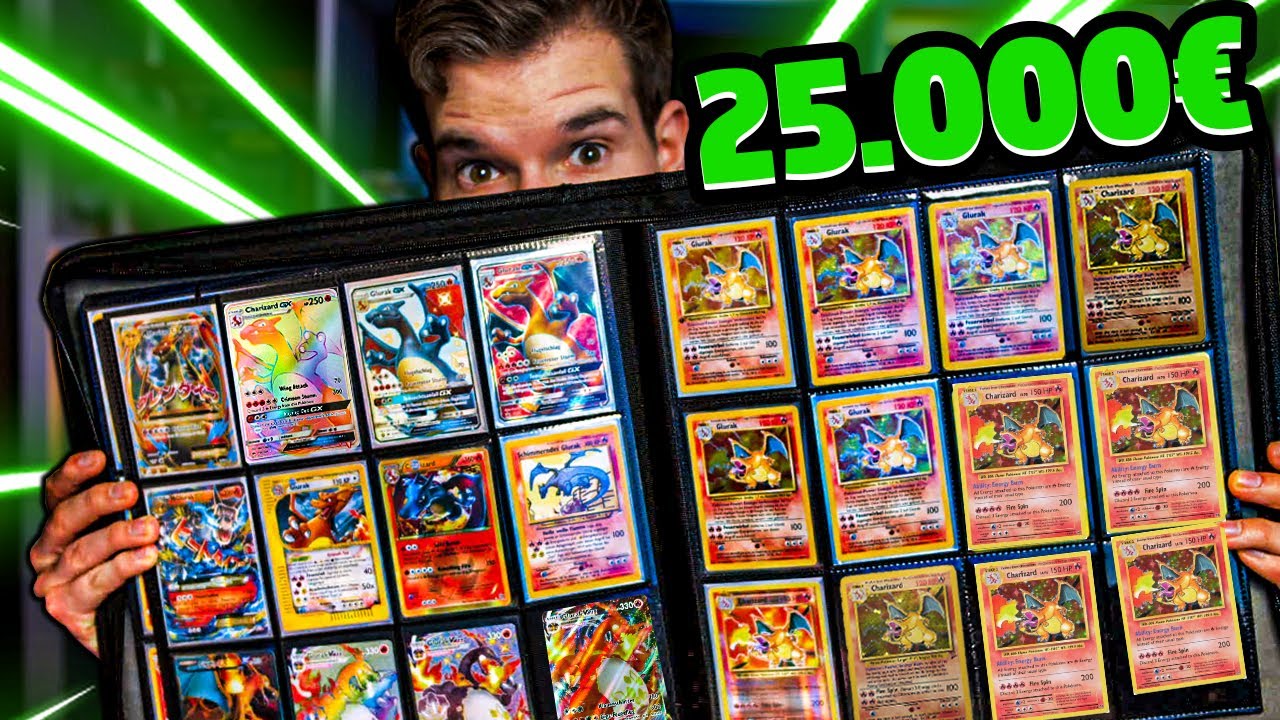 Meine 25.000€ Glurak Pokémon Karten Sammlung! 😨