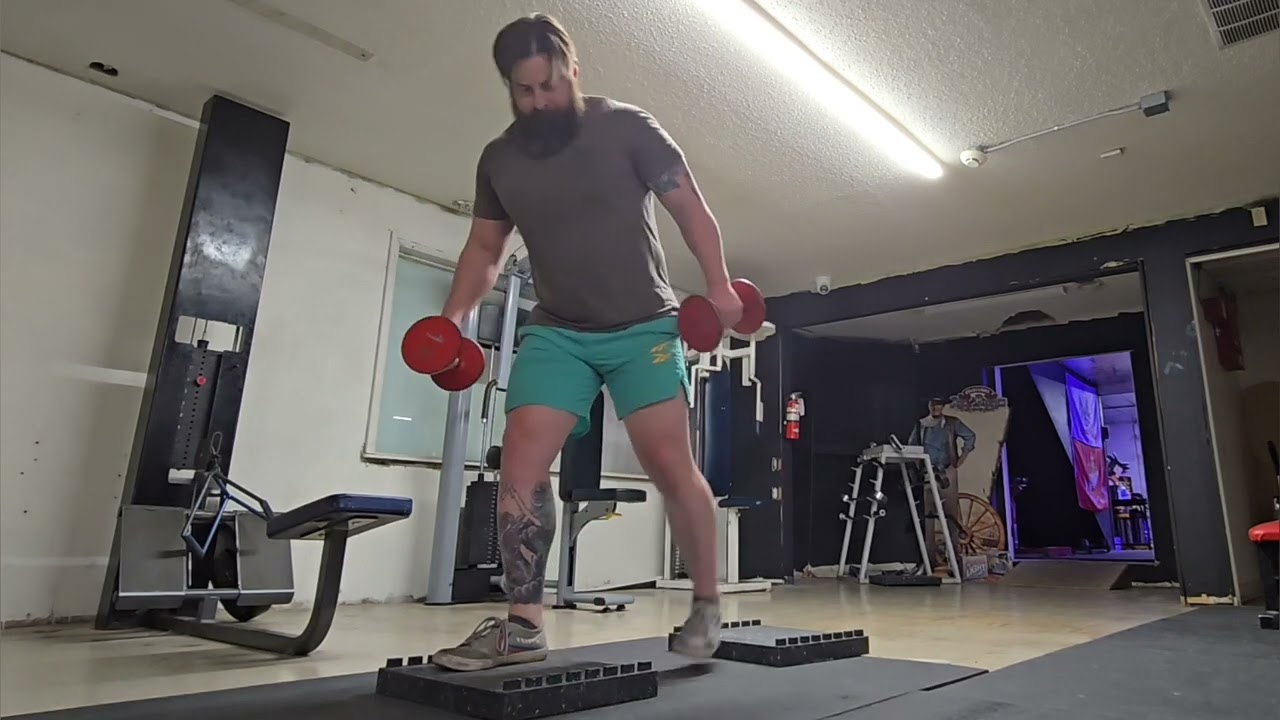 Deficit Split Squats