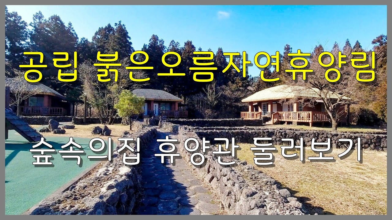 공립 붉은오름자연휴양림 숲속의집, 휴양관 둘러보기(제주도) 구절초, 범부채, 찔레꽃 내부