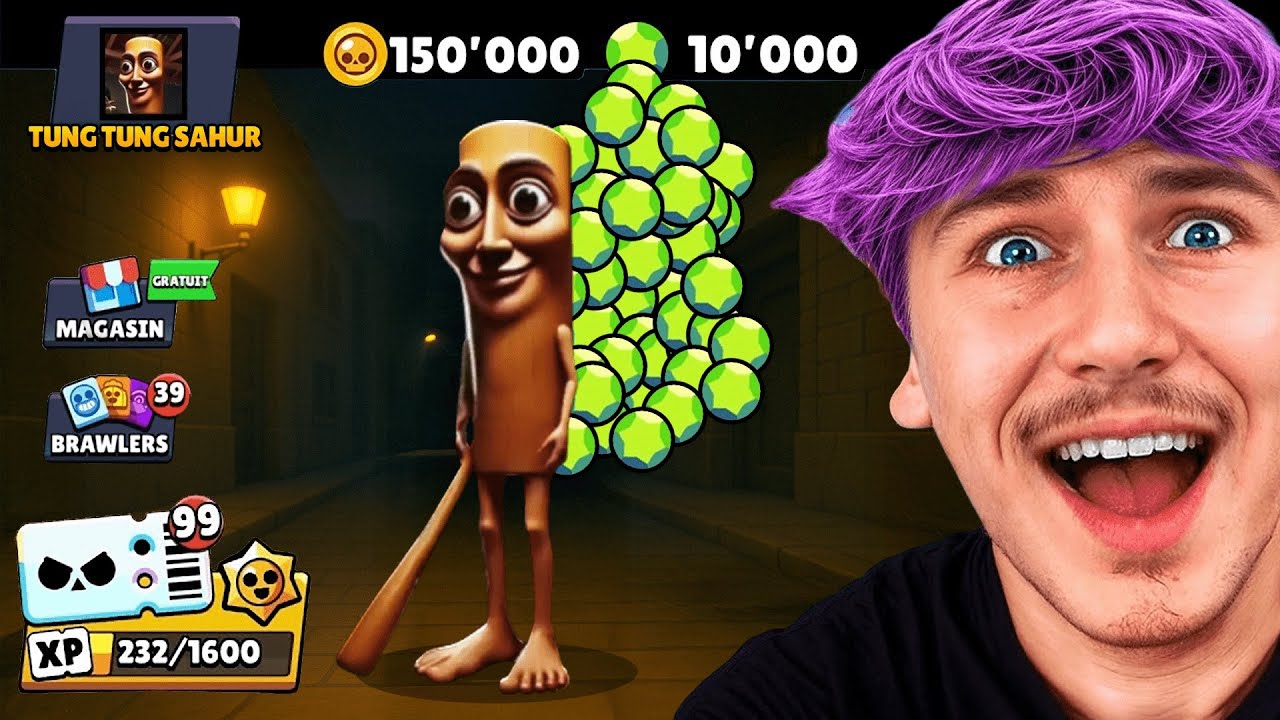 TUNG TUNG SAHUR M’A INVITÉ SUR BRAWL STARS !!