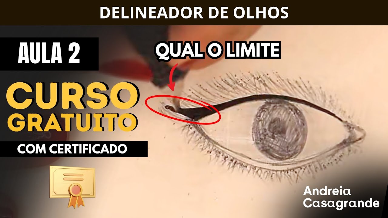 Como Treinar Delineador de Olhos na Micropigmentação | Andreia Casagrande