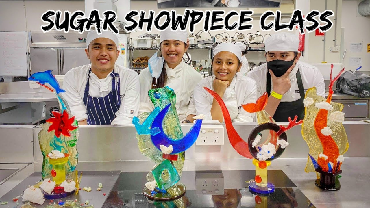 A day in the life: Stage 6 - Sugar Showpiece| Advanced Diploma 2.5 years | Chef Life | destiny desu