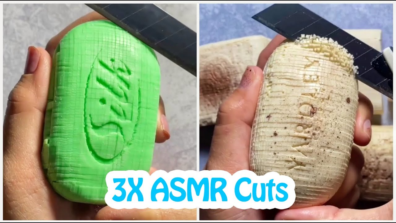 3X Speed Satisfying Soap Cutting ASMR