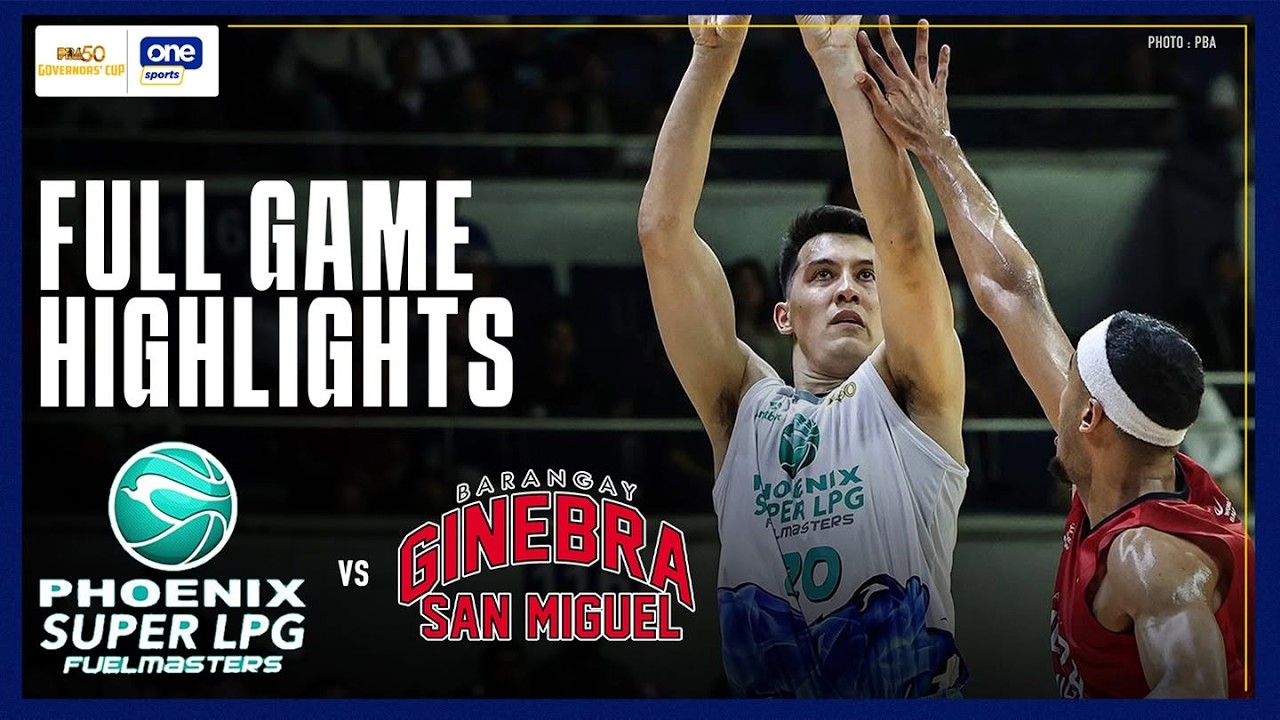 BARANGAY GINEBRA vs PHOENIX | FULL GAME HIGHLIGHTS | PBA SEASON 50 GOVERNORS' CUP