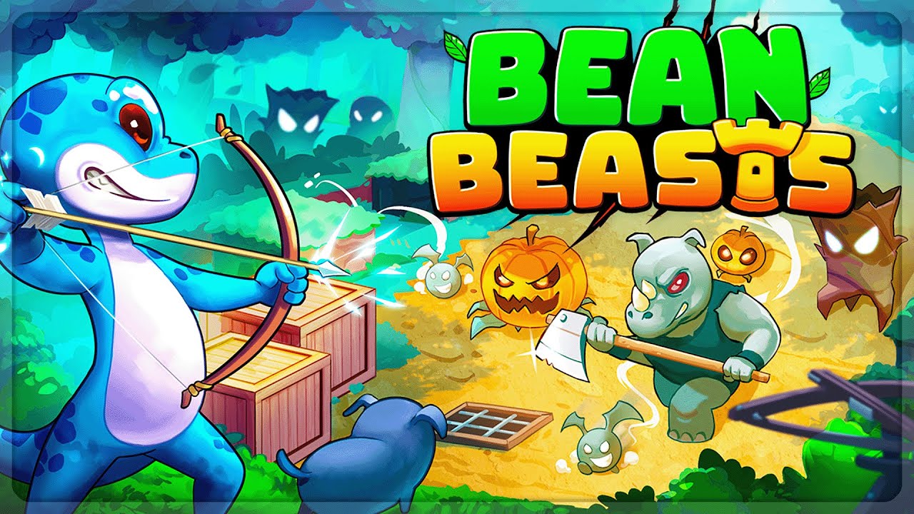 I EVOLVED My Creatures To DEFEND My Dinosaur Fort From Endless Monsters in Bean Beasts