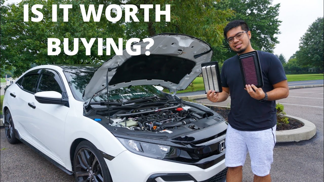 Установка фильтра K&N для Honda Civic Sport 10-го поколения хэтчбек 1,5 л T