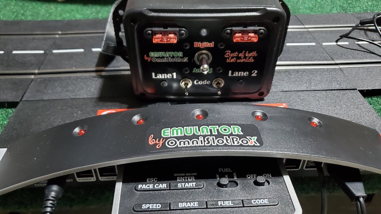 OmniSlotBox Emulator Review.  Carrera Digital to Analog Switch.