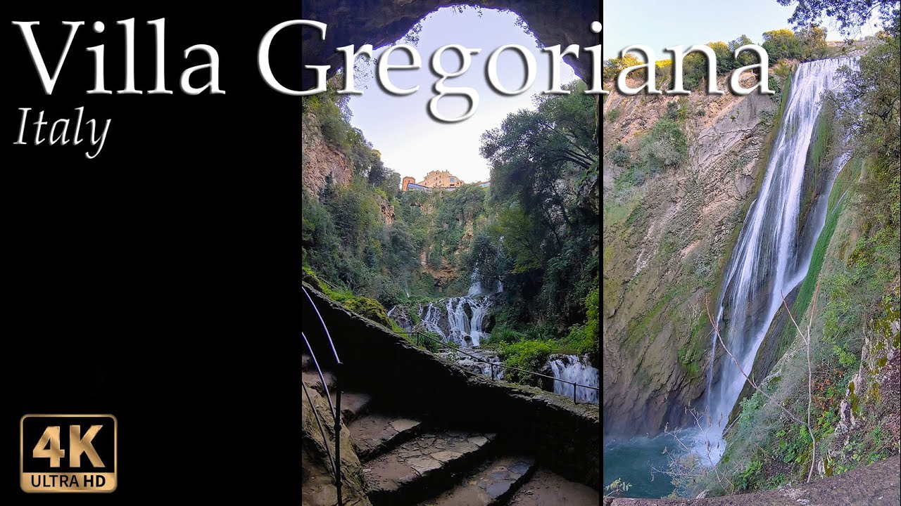 Tivoli, Villa Gregoriana - Italy Walking Tour