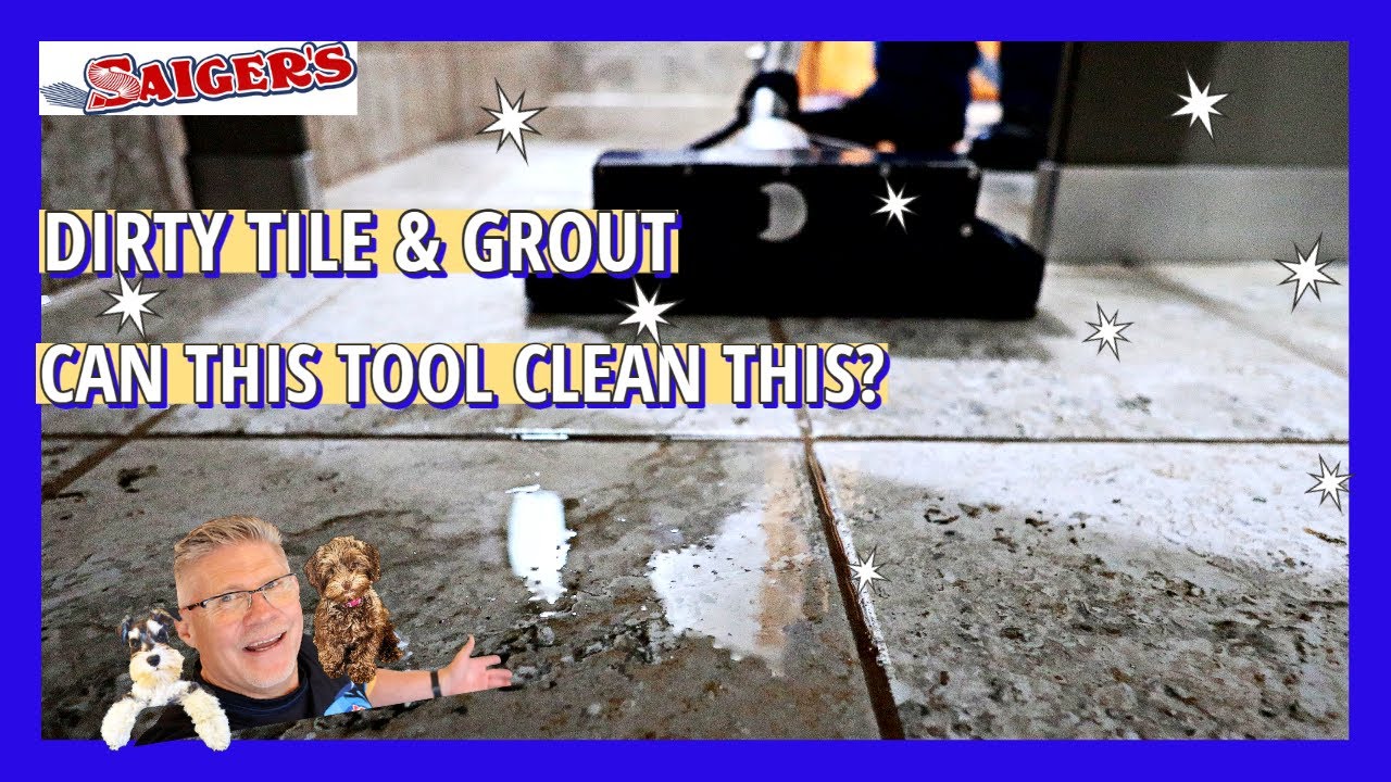 How I CLEAN Tile and Grout Fast! Will this Tool Really Clean This?