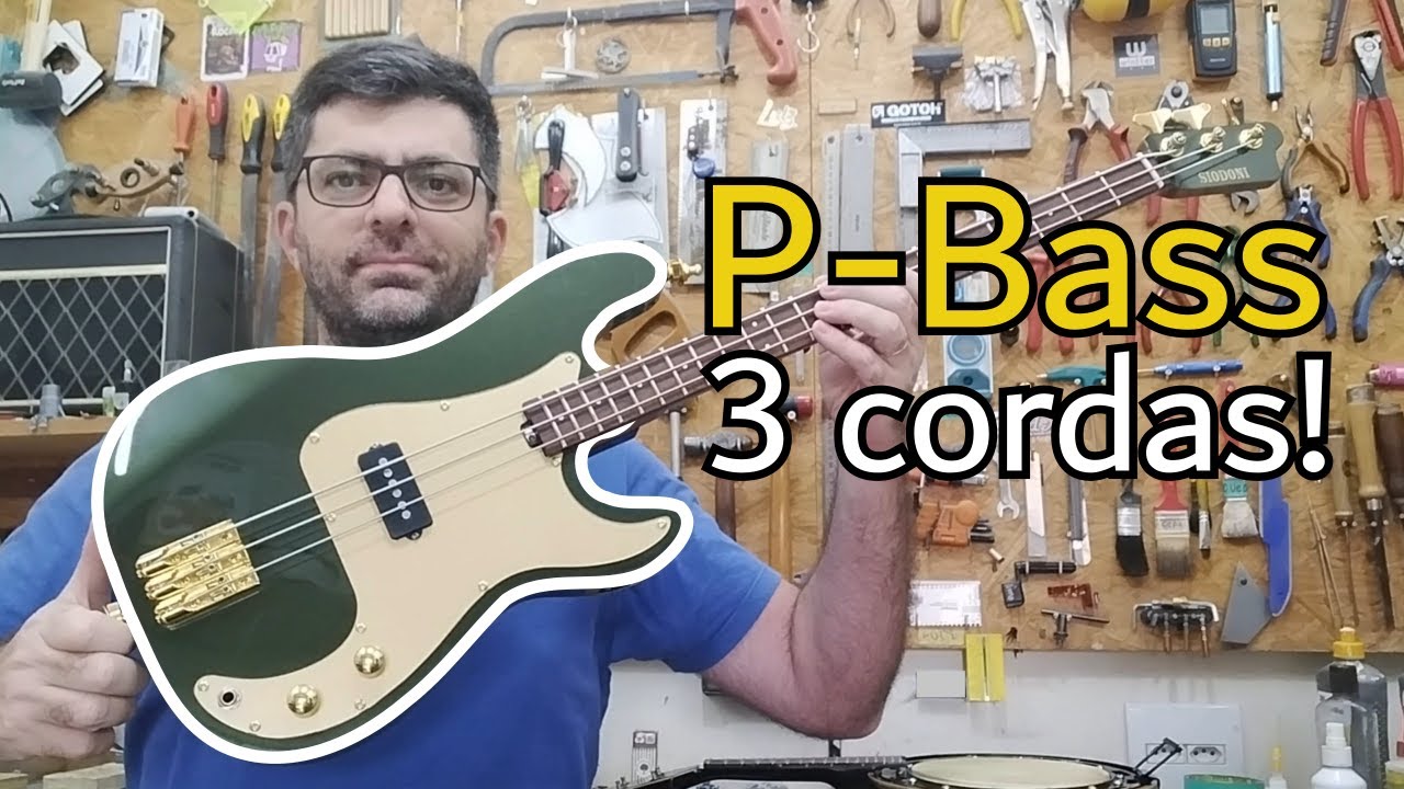 Siodoni Luthieria - P-Bass de 3 cordas - P-Bass 3 strings - KS Rhoads