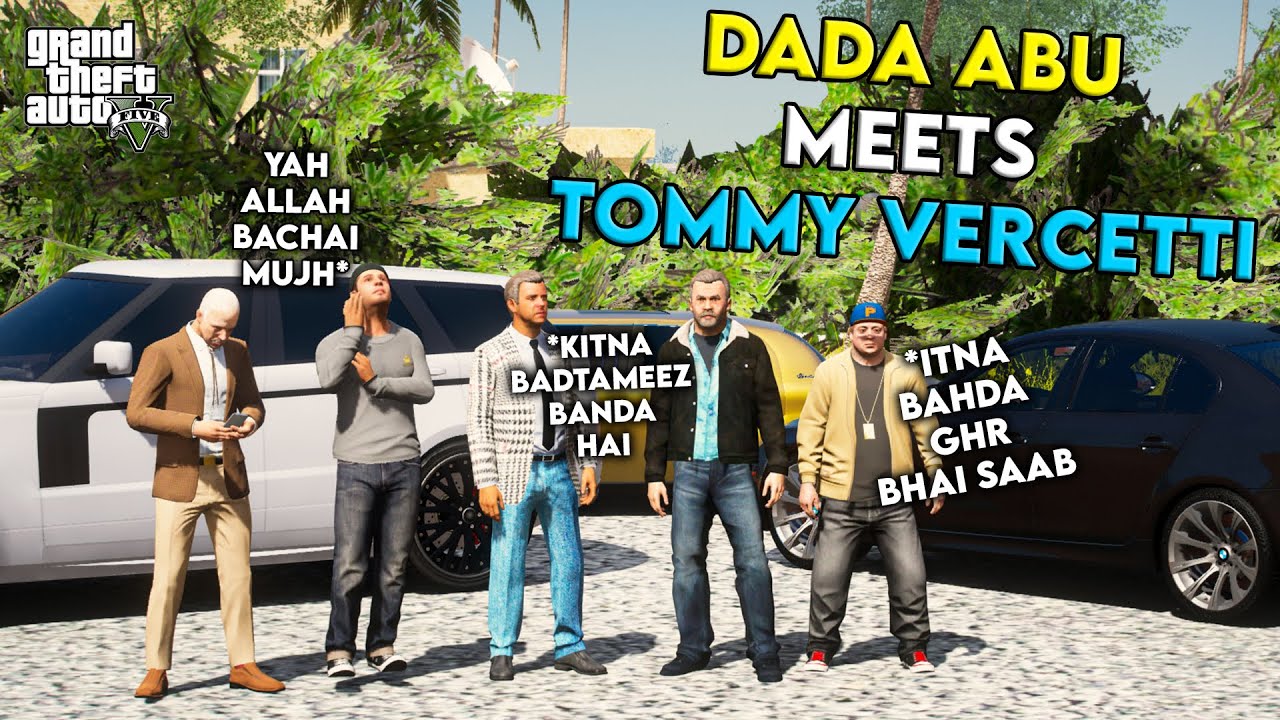 DADA ABU MEETS TOMMY VERCETTI | VICE CITY | BMW M5 | GTA 5 MODS