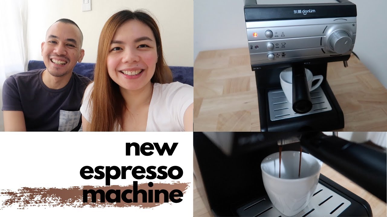 USING MY DONLIM ESPRESSO MACHINE + VLOG | Denise Yalung