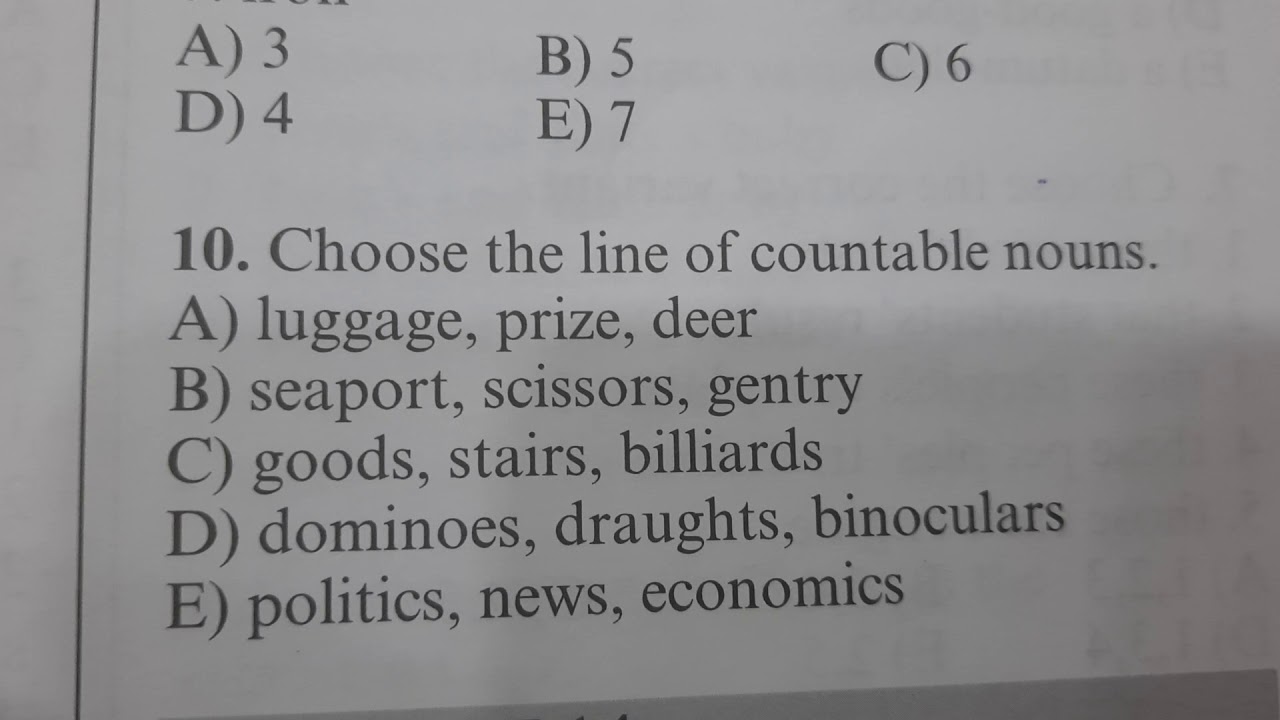 The Noun Test 13, 14