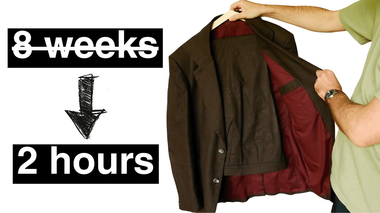 8 WEEKS to make this suit | DIY tailoring compilation