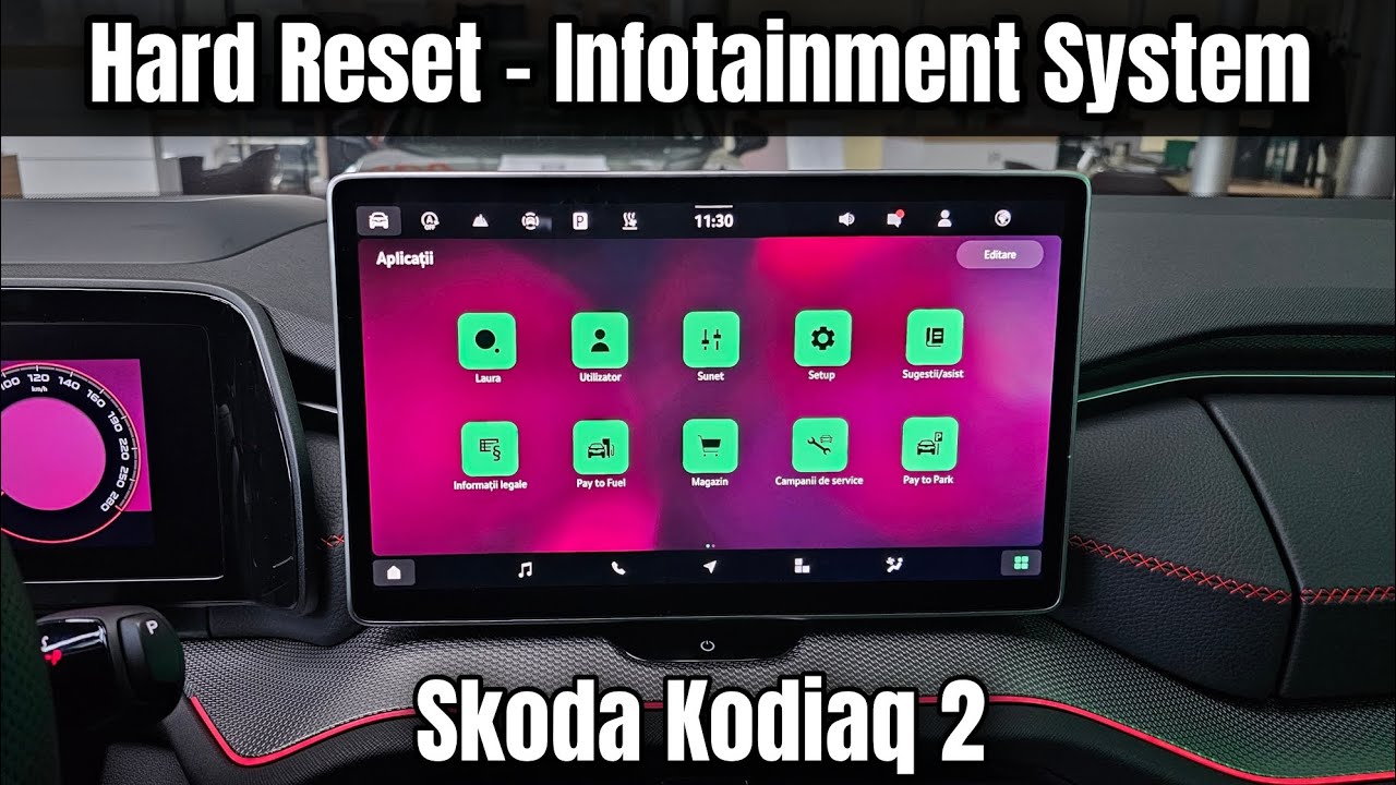 Skoda Kodiaq 2 - Hard Reset Infotainment System