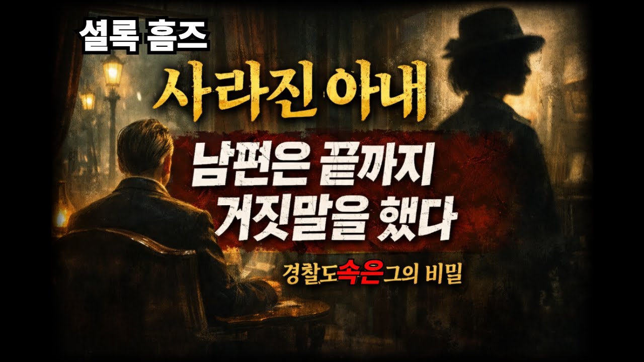 [1시간 만에 읽는 오디오북] 사라진 아내,  결정적 증거