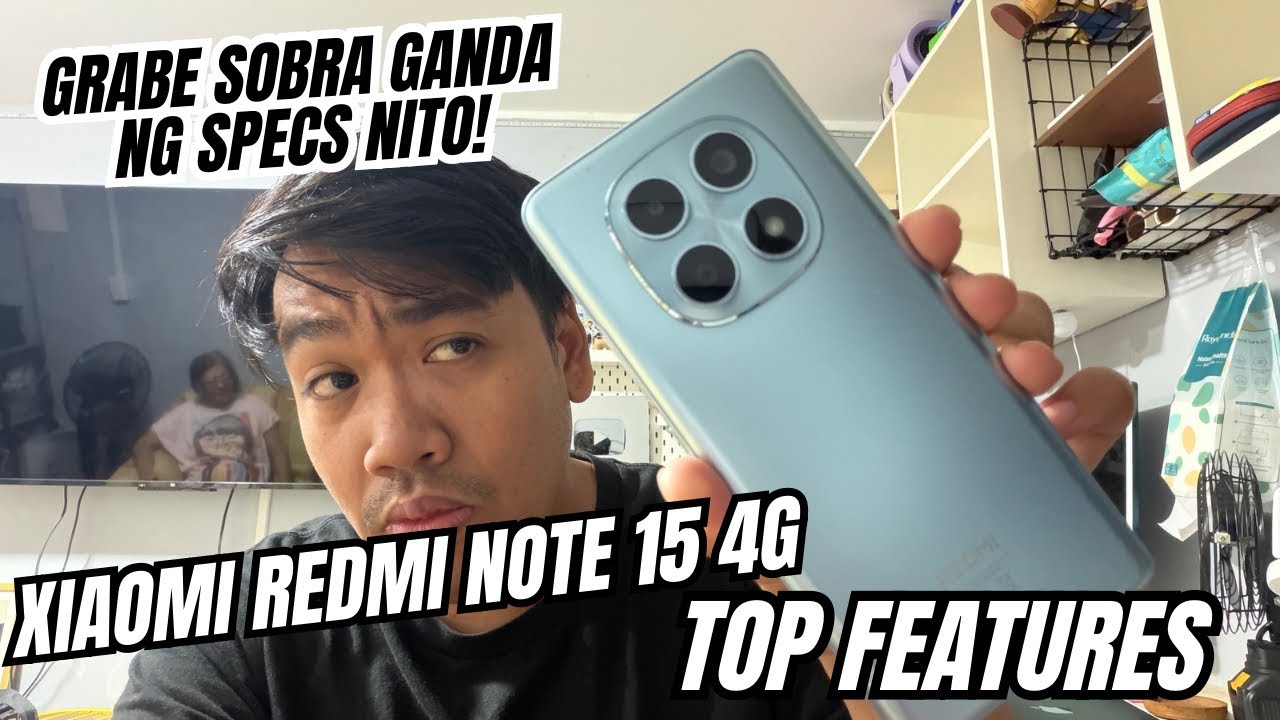 XIAOMI REDMI NOTE 15 4G TOP FEATURES: BETTER OPTION ITO THIS 2026 UNDER 10K PESOS LANG!