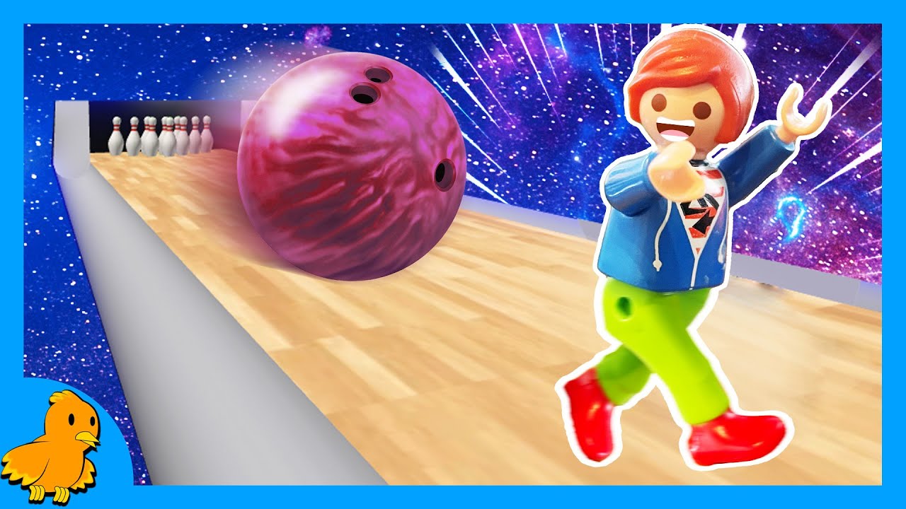 Playmobil Familie Vogel: Julian muss vor der Bowlingbahn entkommen! (Roblox)