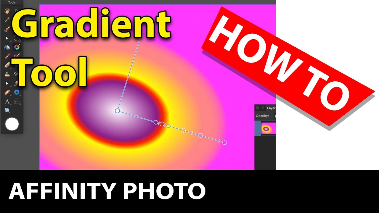 How To Use Gradient Tool In Affinity Photo For Beginners