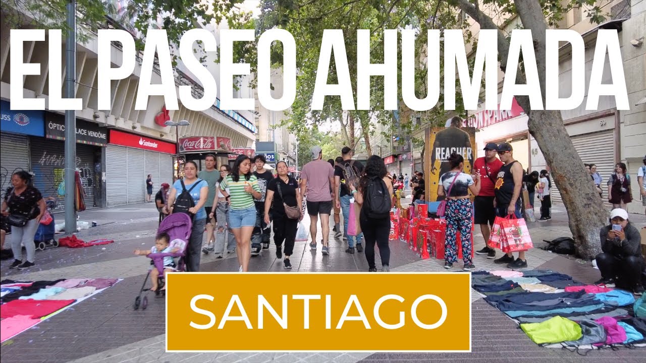 El Paseo Ahumada | Santiago Walking Tour | Dec 2023