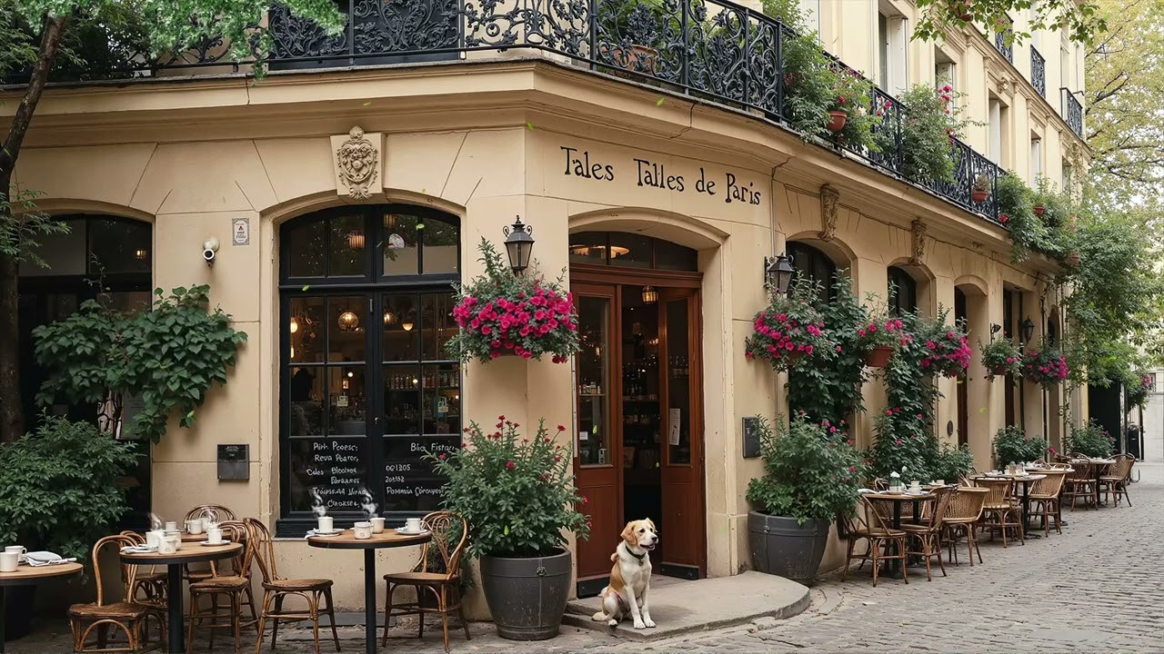 Street Café Jazz Spring Mood 🌸🎶 Smooth Coffee Jazz for Daily Urban Calm