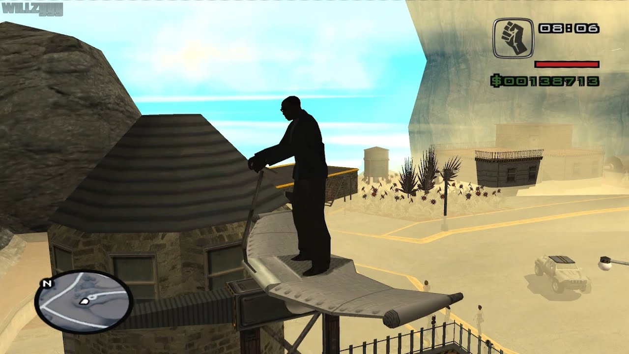 GTA Alien City (Mod) - Mission #21 - Flying Wing