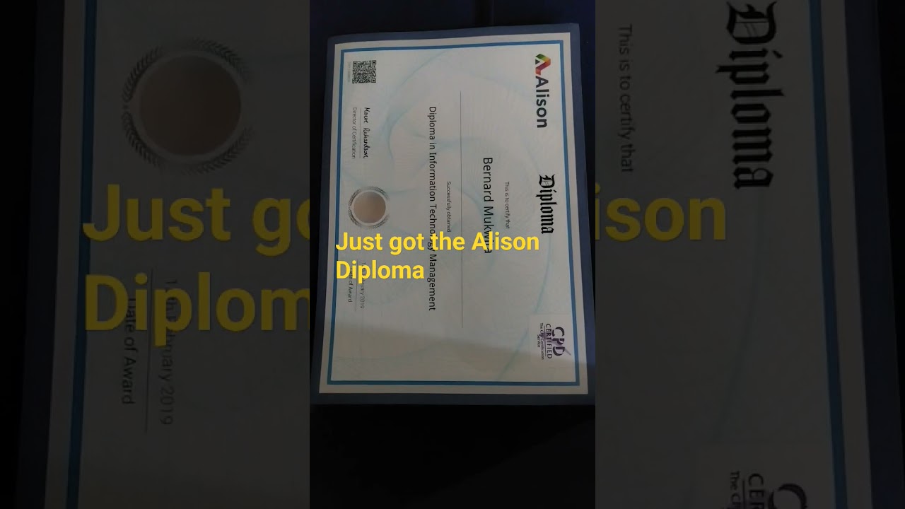 Alison diploma