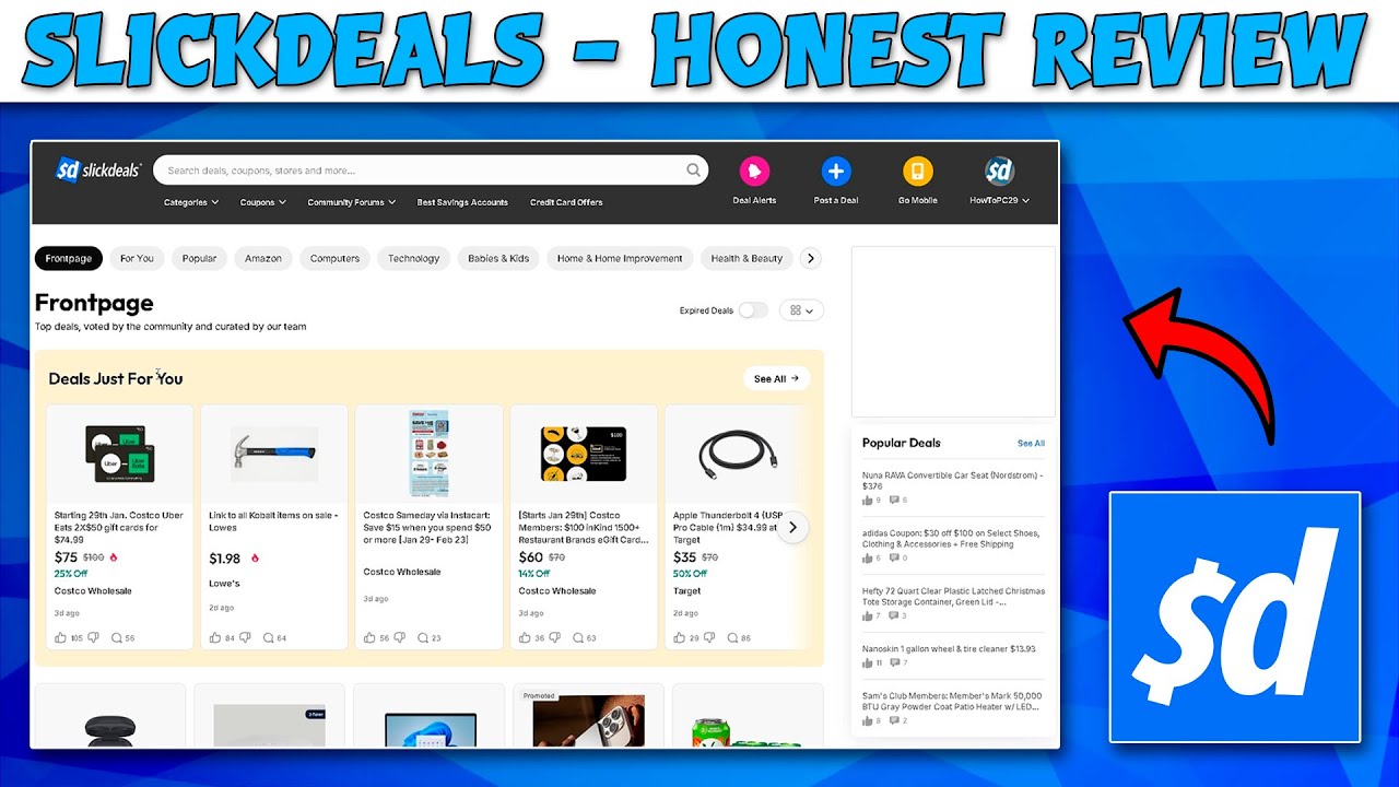 Slickdeals - Honest Review | Slickdeals Tutorial