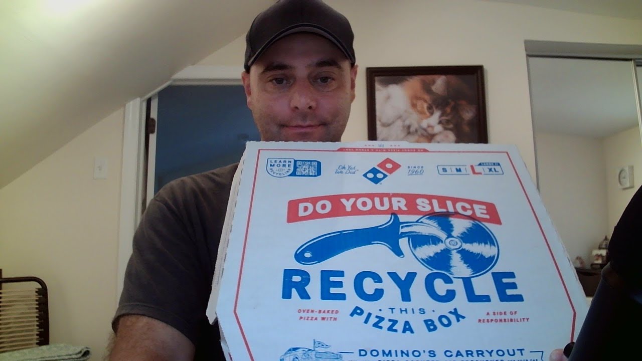 ASMR Eating Domino's Pizza and Rambling