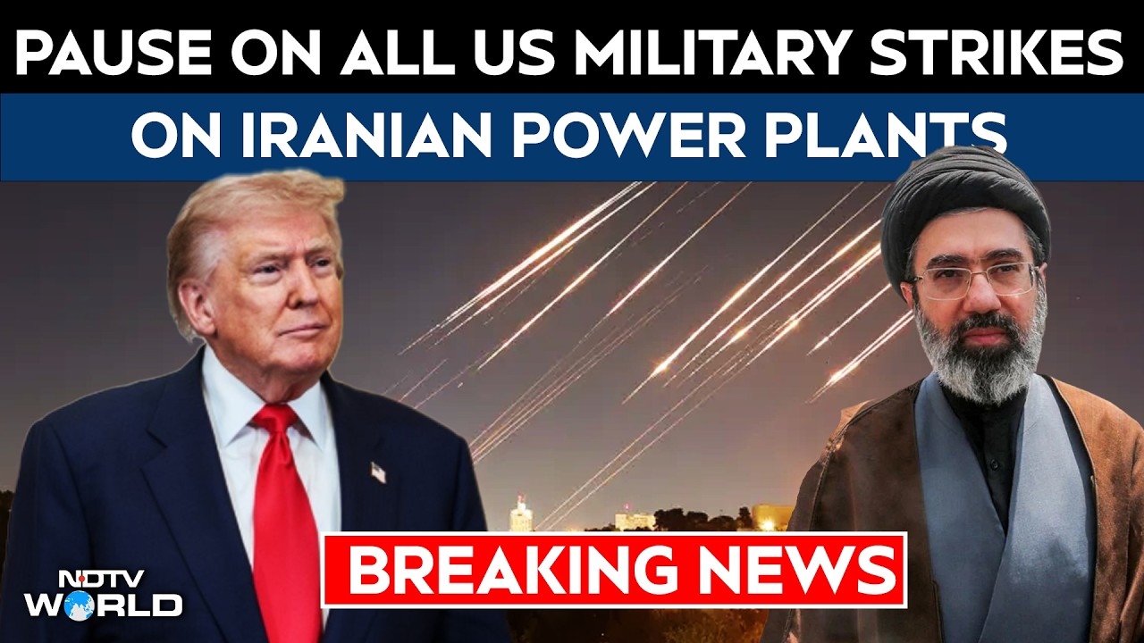 US Iran War Latest News | Trump Announces 5 Day Pause On Military Action On Iranian Power Plants