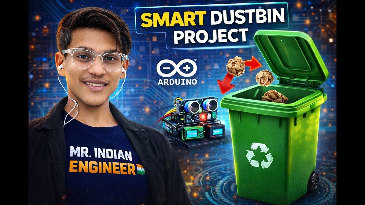 Samrt Dustbin using Arduino Uno | How to create Smart Dustbin I Smart Dustbin Kaise Banaye #robotics