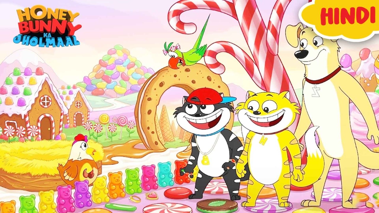 Honey Bunny पहुंचे Candy Land में | Gags In Hindi | Funny Cartoon