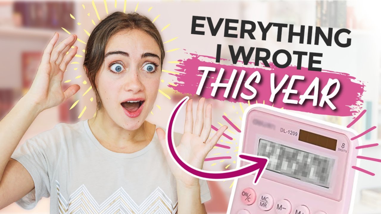 I wrote HOW MANY words this year?? (Writing Wrap-Up + Sharing My 2024 Goals)